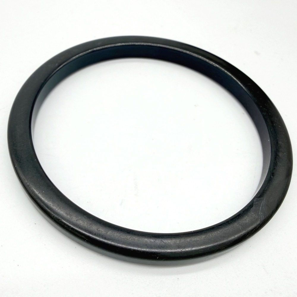Vintage Retro Forest Green Bakelite Bangle Bracelet Tested Simichrome 7.75"